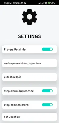 Prayer Timings Muslim Salatuk android App screenshot 2